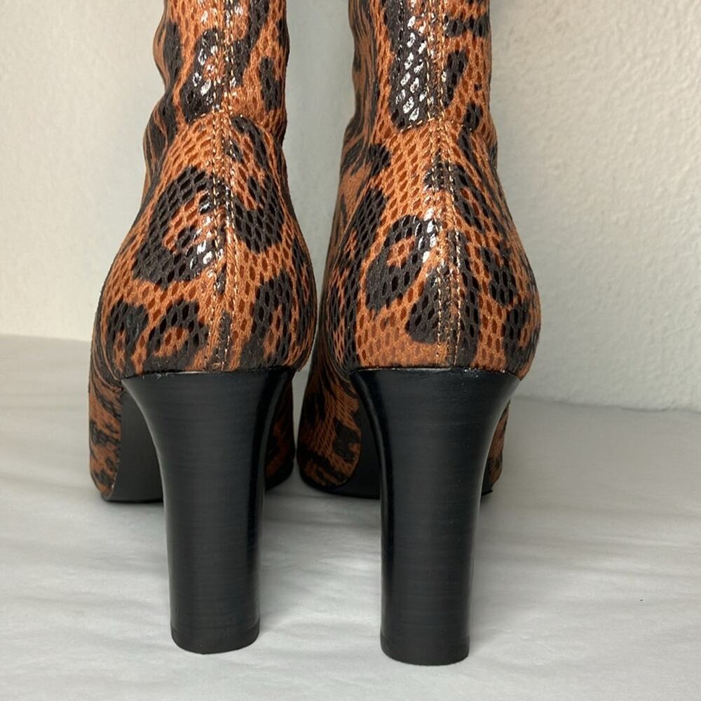 Nwt Charles By Charles David Dalton Camel Leopard… - image 3